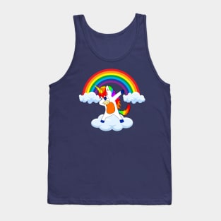 dabbing unicorn Tank Top